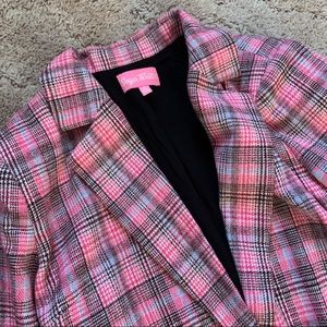 Dolls Kill Jackets & Coats - Dolls Kill Sugar Thrillz Pink Plaid Blazer S Dolls Kill Jackets & Coats - Dolls Kill Sugar Thrillz Pink Plaid Blazer S